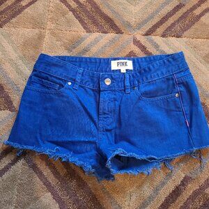 VICTORIAS SECRET PINK SIZE 4 DENIUM CUT OFF SHORTS RARE